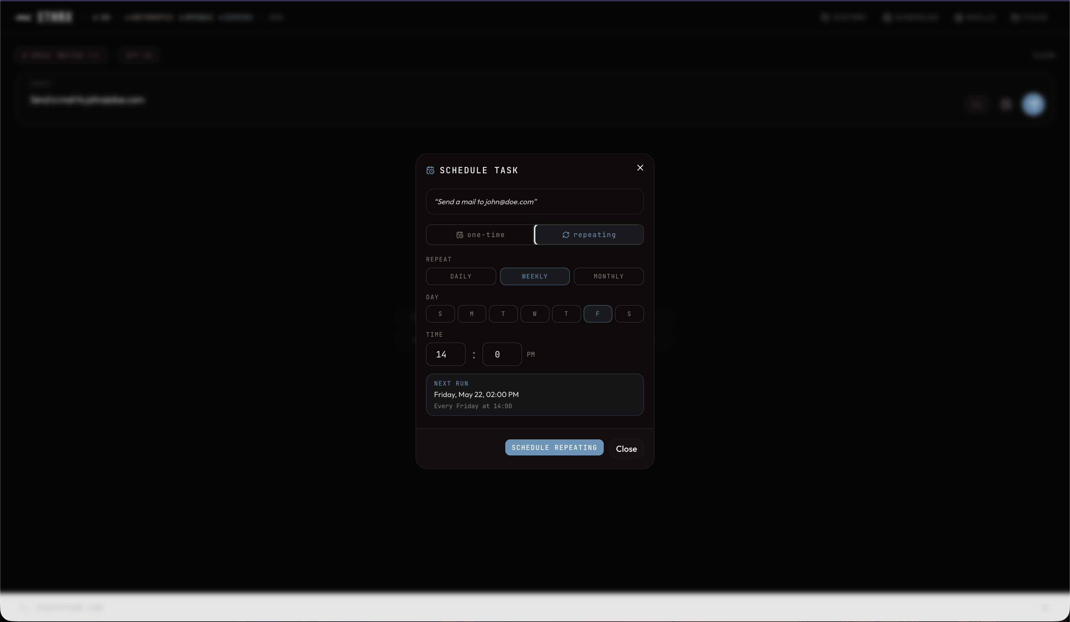 Halo interface 1